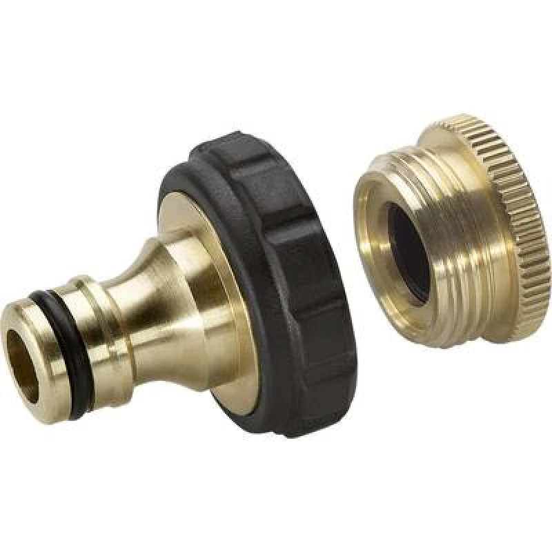 Image of Kaercher Home & Garden Kaercher Home & Garden 2.645-013.0 Kaercher Brass Tap connector Hose connector, 24.2mm (3/4) IT, 18.7mm (1/2) IT Set 2.645-01