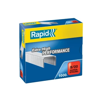 Image of Rapid Superstrong Staples 9/20 (1000) - Outer Carton of 5