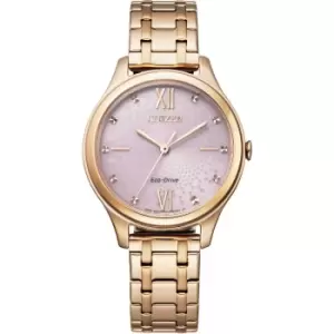 Image of Ladies Citizen Silhouette Rose Gold Watch