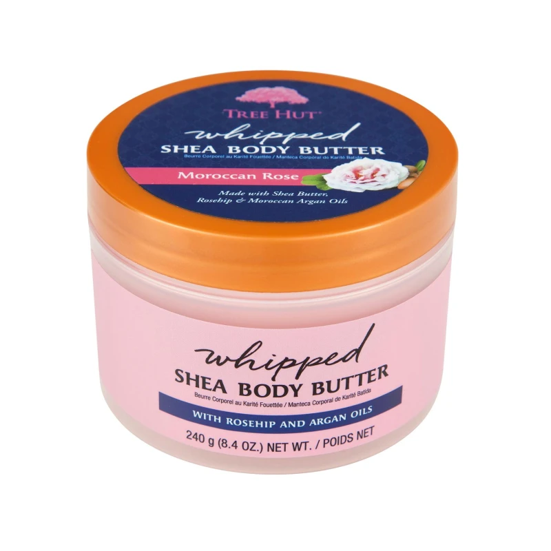 Image of Tree Hut Moroccan Rose Whipped Body Butter Pink