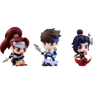 Image of King Of Glory Qset Action Figures Han Xin, Zhao Yun & A Ke 6 cm