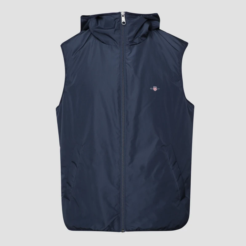 Image of Gant Light Padded Vest Blue male S