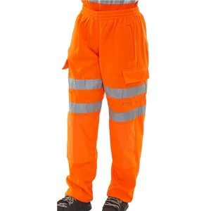Image of BSeen High Visibility XXXXLarge Safety Trousers Orange