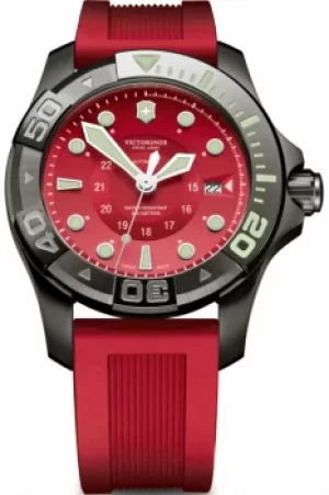 Image of Mens Victorinox Swiss Army Divemaster 500 Black Ice Watch 241577