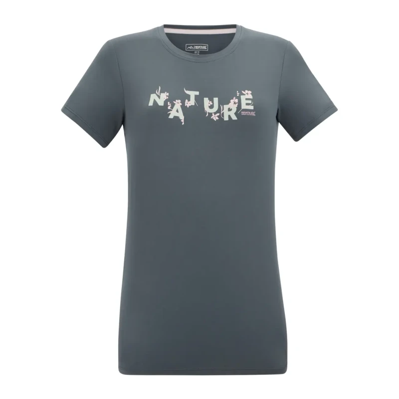 Image of Womens T-Shirt Regatta Fingal Stretch Gris Female 44