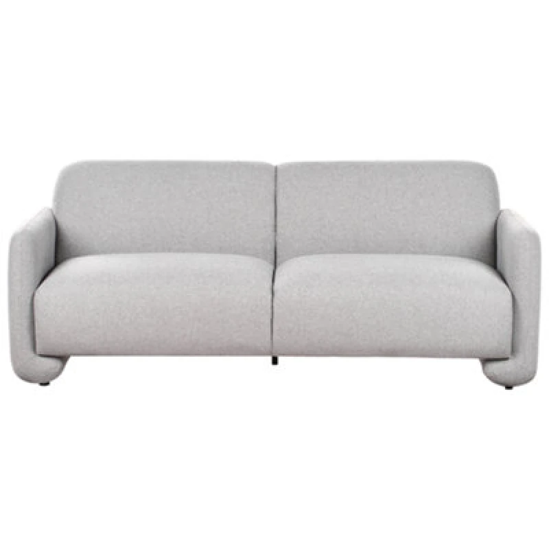 Image of Beliani Sofa 3 Seater Saland Fabric Grey