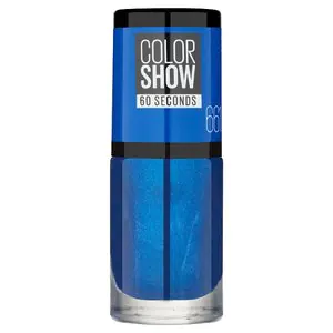 Image of Maybelline Color Show 661 Ocean Blue Nail Polish 7ml Blue