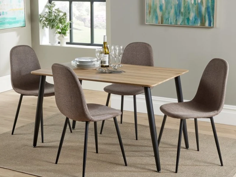 Image of Core Aspen Rectangular Aged Oak Dining Set
