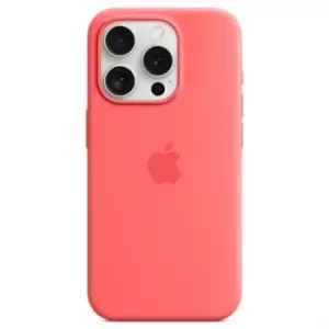 Image of iPhone 15 Pro Apple Silicone Case with MagSafe MT1G3ZM/A - Guava