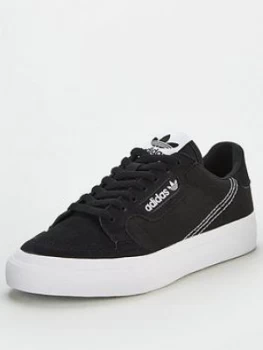 Image of Adidas Originals Continental Vulc Junior Trainer - Black