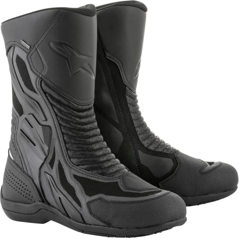 Image of Alpinestars Air Plus V2 Gore-Tex XCR Motorcycle Boots, black, Size 45 for Men