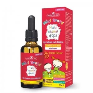 Image of Natures Aid Multi-Vitamin Drops for Infants and Children 3+ Months to 5 Years - 50ml