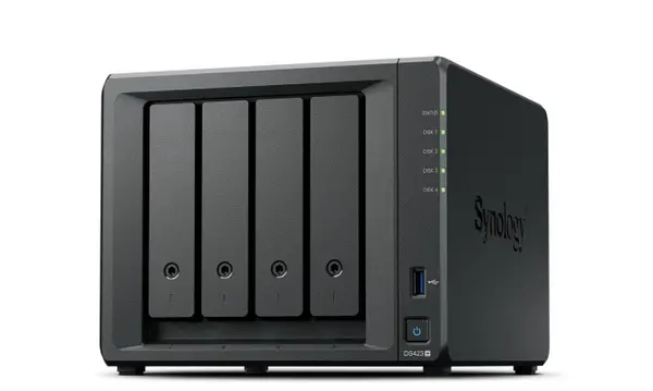 Image of Synology DiskStation DS423+ 2GB RAM with 24TB Installed Storage 4 Bay SATA Desktop NAS Storage DS423+/24TB-HAT3300