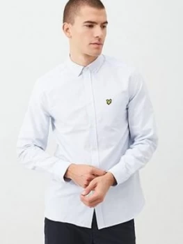 Image of Lyle & Scott Fine Stripe Shirt - Light Blue