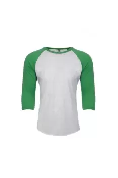 Image of Tri-Blend 3 4 Sleeve Raglan T-Shirt
