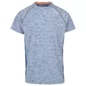 Image of Trespass Mens Cooper Active T-Shirt (XXS) (Smokey Blue Marl)