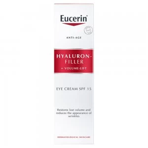 Image of Eucerin Hyaluron-Filler + Volume Lift Anti-Age Eye Cream SPF15 + UVA Protection