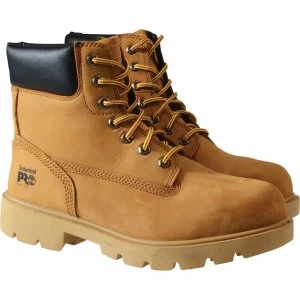 Image of Timberland Mens Pro Saw Horse Safety Work Boots Chestnut Size 8