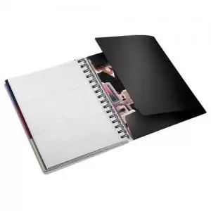 Image of Leitz Executive Notebook Be Mobile A5 ruled, wirebound with PP cover