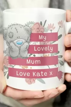 Image of Personalised Me To You Floral Mug - White - Ceramic