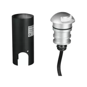 Image of 25-fan Europe - Encastrable de jardin Step24V Aluminium Nickel 1 ampoule cm