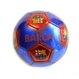 Image of FC Barcelona Barca Signature Ball Red Blue Size 5