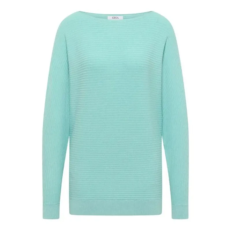 Image of cecil Womens round neck sweater Cecil Dolman Bleu Female XL