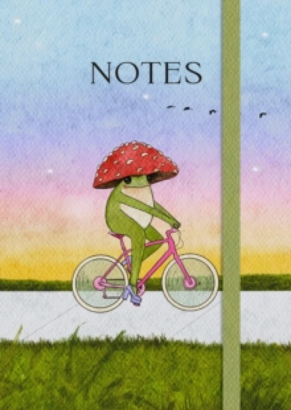 Image of The Little Frog Notebook : A Beautiful 160-Page Lined Notebook Featuring the Internets Beloved Mushroom Frog, from the Artist Maybell Eequay Paperback