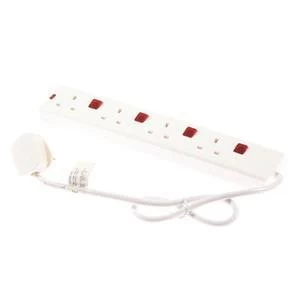 Image of 4 Way 0.75m Extension Lead with Individual Switches
