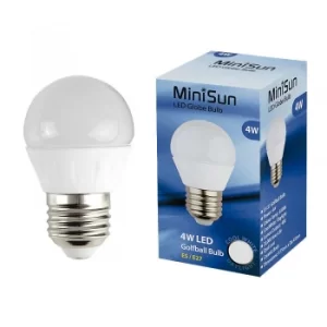 Image of MiniSun 4W ES/E27 Globe Bulb In Cool White