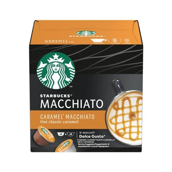 Image of Starbucks Dolce Gusto Caramel Macchiato Coffee 36 Pods