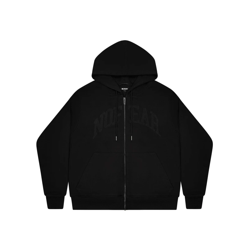 Image of No Fear Mens Padded Zip Up Black male S