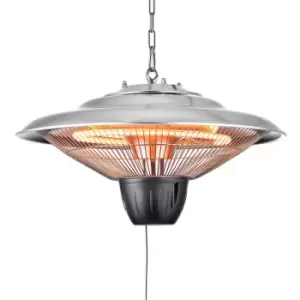 Image of Zinc Radiant Coral 1500W Pendant Patio Heater