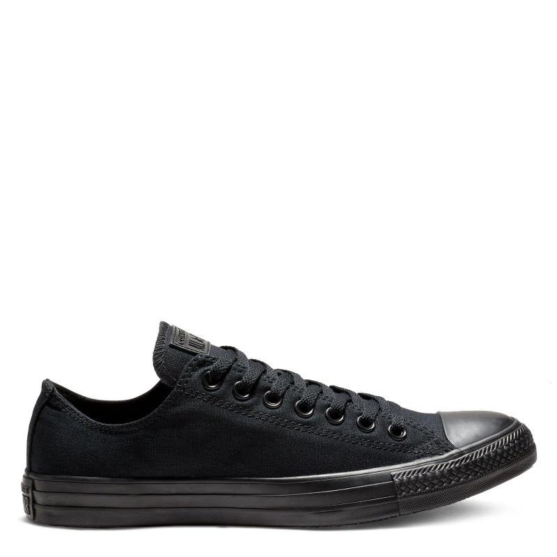 Image of Converse Lifestyle Chuck Taylor All Star Mono Canvas Trainers - Black 11.5