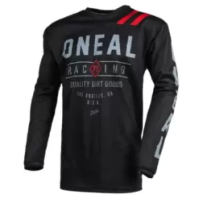 Image of O'Neal Element Dirt Long Sleeve Jersey Black/Grey Large