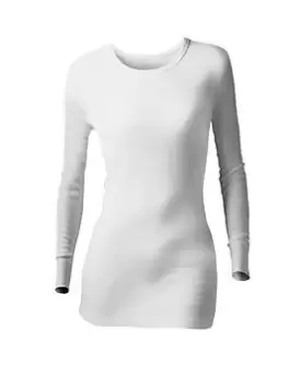 Image of Heat Holders Thermal Long Sleeve Vest - White, Size XL, Women