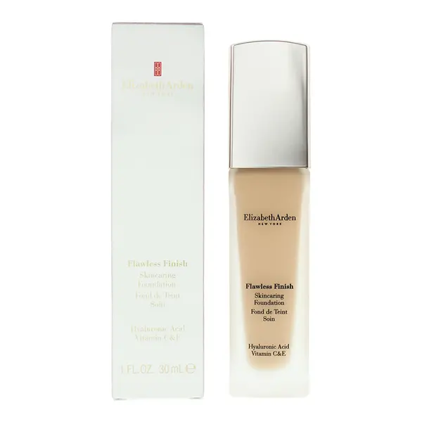 Image of Elizabeth Arden Flawless Finish Skincaring 330w Medium Warm Yellow Foundation 30ml
