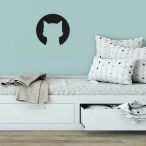 Image of Cat2 Black Decorative Metal Wall Accessory