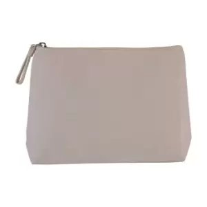 Image of Kimood Cotton Canvas Toiletry Bag (One Size) (Natural)