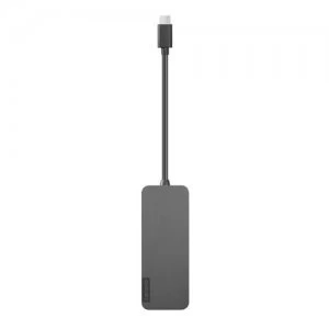 Image of Lenovo 4X90X21427 3.2 Gen 2 (3.1 Gen 2) Type-C 20000 Mbps Gray Interface Hub USB