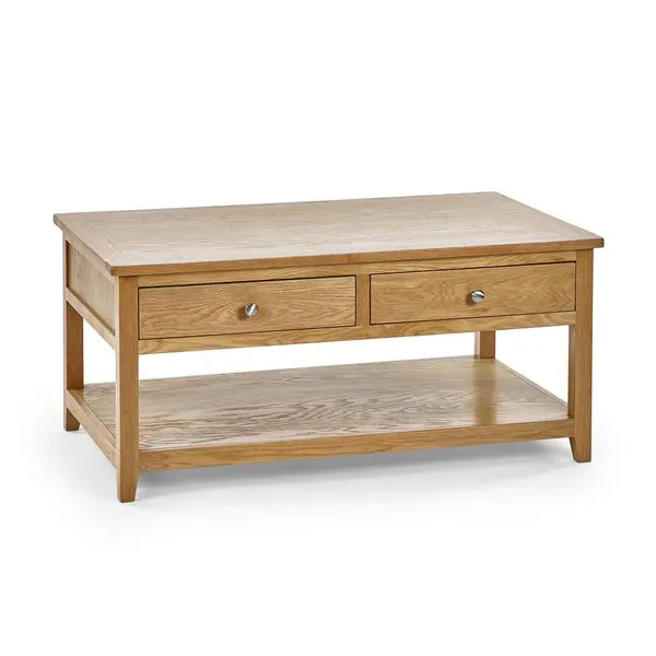 Image of Julian Bowen Mallory Coffee Table 2 Drawers MAL204