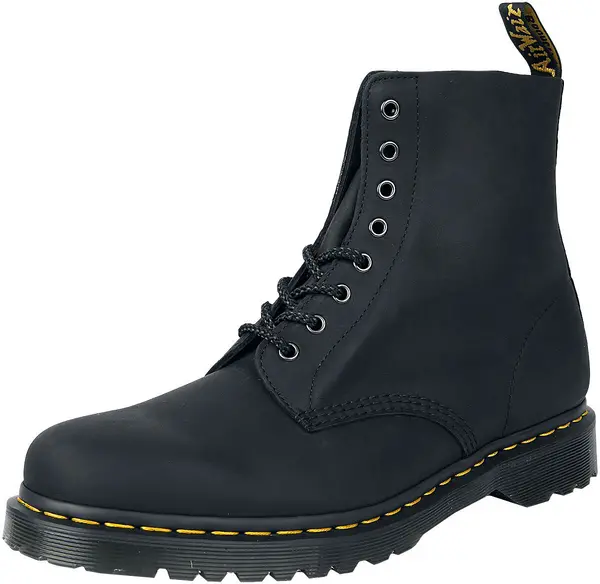 Image of Dr Martens Black 2976 Waxed Full Grain Leather Chelsea Boots