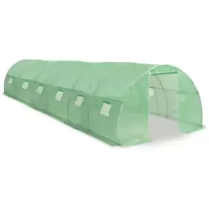 Image of Vidaxl - Greenhouse 27m² 900x300x200cm Green