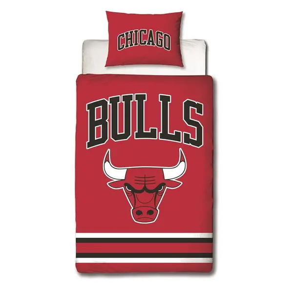 Image of NBA NBA Chicago Bulls Single Duvet Duvet Cover Sets Single Red 39943608010