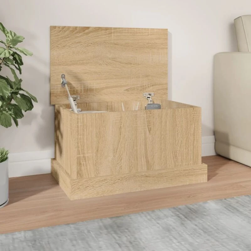 Image of VIDAXL Vidaxl - Storage Box Sonoma Oak 50x30x28cm Engineered Wood 8720845793890