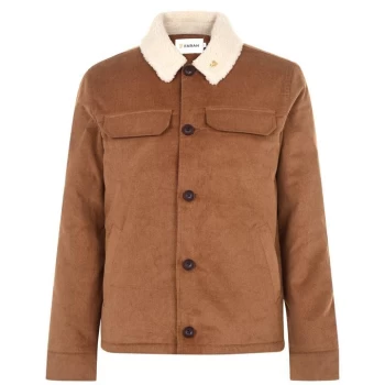 Image of Farah Kingsland Sherpa Cord Jacket - Canvas 213