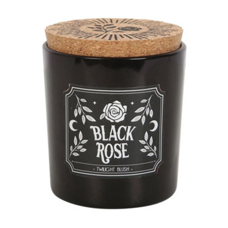 Image of Something Different Something Different Black Rose Twilight Blush Candle in White White One Size Unisex 5063470012152