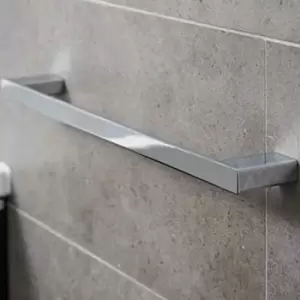 Image of Miami Towel Rail - 500mm - Chrome - 8406C - Chrome - Miller