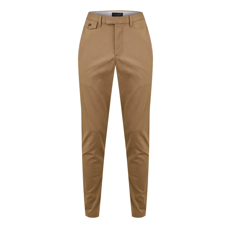 Image of Ted Baker Haydaej Chinos - Brown Brown 40