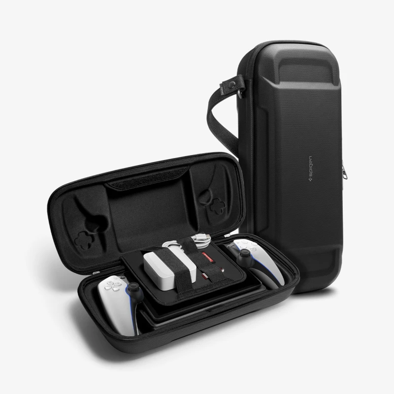Image of Spigen PlayStation Portal Case Pouch case Sony Polyurethane (PU) Black